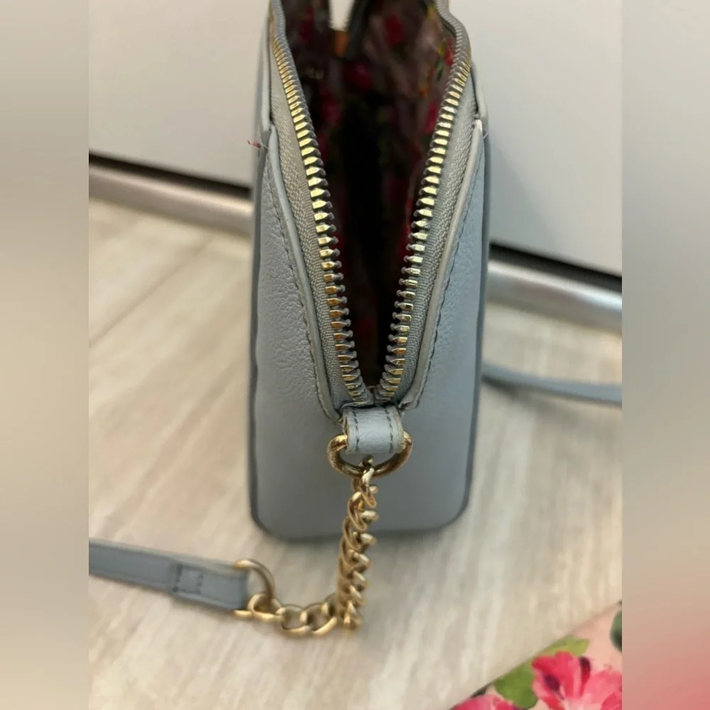 Betsey 💋 Johnson Women's XO Anaya Crossbody with Scarf and Chain Strap Handbag - Picture 7 of 10